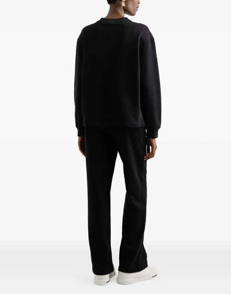 Bluze de trening Dolce & Gabbana Cotton Sweatshirt with patch NERO Femei (BM 19077586) 3