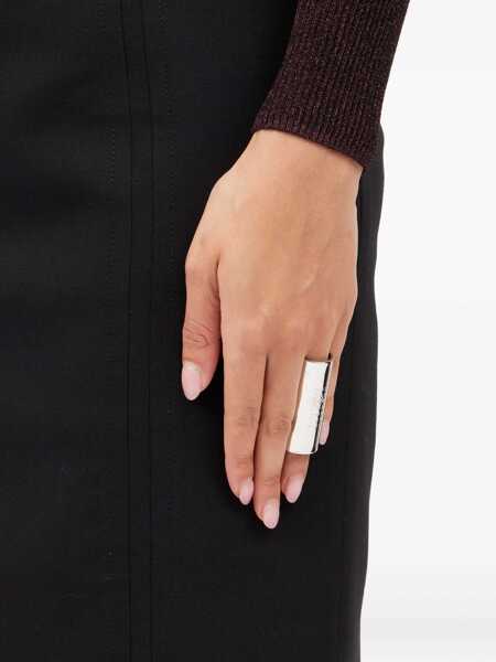 Inele MM6 Maison Margiela MM6 Ring POLISHED PALLADIO Femei (BM 19077589) 2