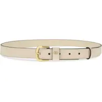 Accesorii Dama pagina 3 - Curele Valentino Garavani Leather Belt BUTTER WHITE Femei (BM 19077628) - B-mall.ro