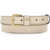 Valentino Garavani Leather Belt BUTTER WHITE
