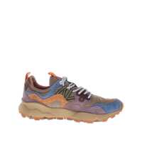 Sneakers FLOWER MOUNTAIN 2017818011C15 SNEAKERS PETROL GREY LIGHT PAPAYA Femei