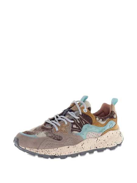 Sneakers FLOWER MOUNTAIN5 FLOWER MOUNTAIN 2017817512D79 SNEAKERS CHEQUES TAUPE MILK M Cheques Taupe Milk M Femei (BM 19077852) 2