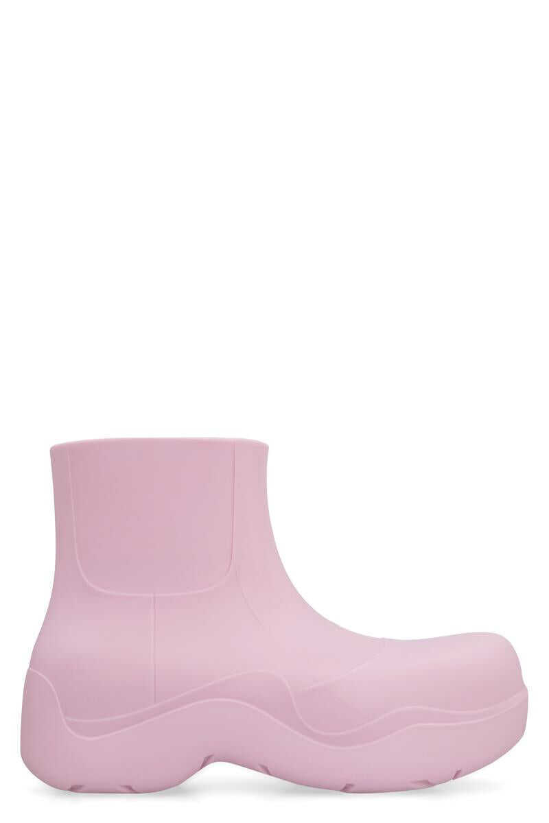 Bocanci Bottega Veneta Bottega Veneta Rubber Puddle Boots PINK Femei (BM 19078647) 1