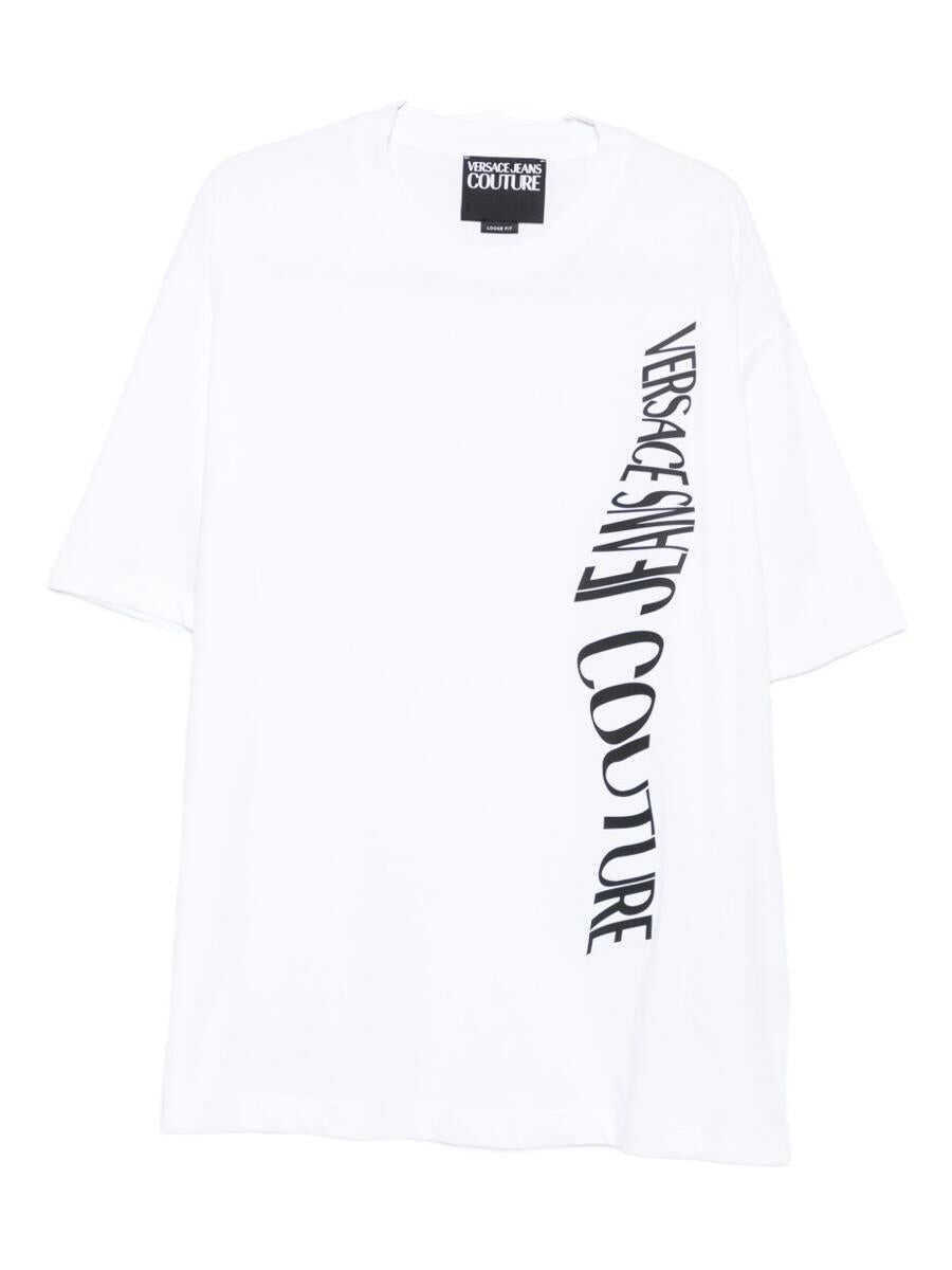 Topuri Versace Jeans Couture Versace Jeans Couture T-Shirts And Polos WHITE Barbati (BM 19078707) 1