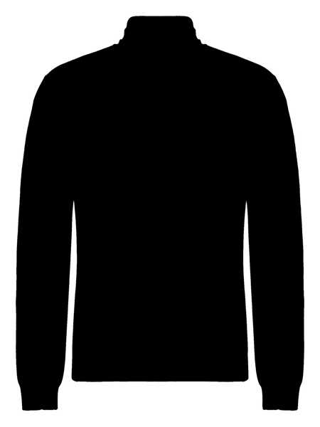 Pulovere Slowear Slowear Virgin Wool Turtleneck Sweater Black Barbati (BM 19078758) 2