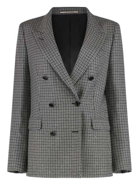 Geci Tagliatore Tagliatore Double-Breasted Wool Jacket GREY Femei (BM 19078950) 1