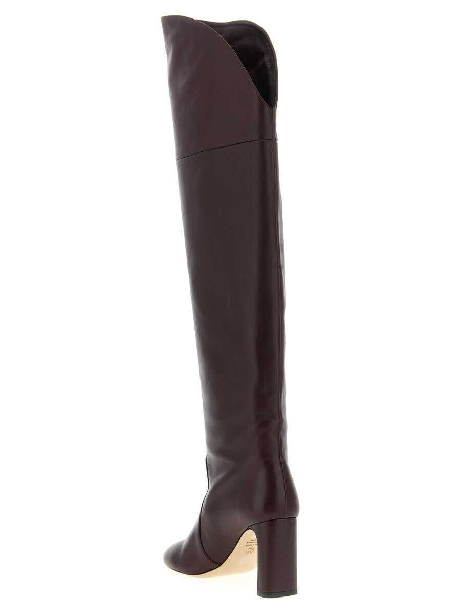Bocanci Stuart Weitzman Stuart Weitzman Babette Over-The-Knee Tubo Boots Red Femei (BM 19079175) 3