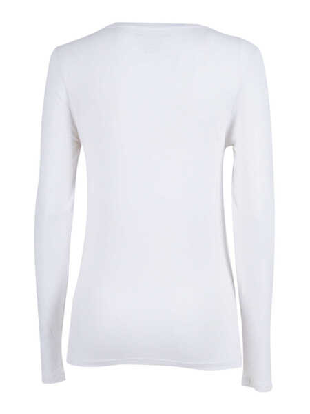 Tricouri Filatures Du Lion Ally T-shirt White Femei (BM 19079313) 2