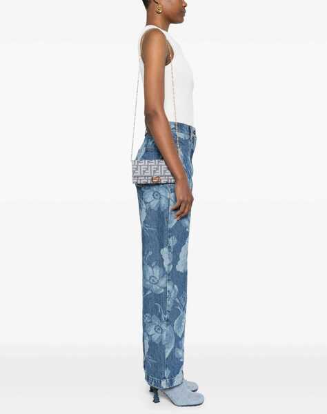 Portofele Fendi Continental Baguette Wallet DENIM Femei (BM 19079419) 2