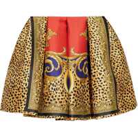 Fuste Silk-Blend Duchesse Mini Skirt Femei