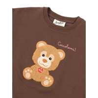 Bluze de trening pentru Fete - Bluze de trening Mc2 Saint Barth BRIONY W-TRUDI COCCOLAMI TERRY 18 EMB Multicolor Fete (BM 19079850) - B-mall.ro