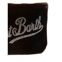 Genti pentru Fete - Genti de mana Mc2 Saint Barth ALINE VELVET-19 STRASS Brown Fete (BM 19079874) - B-mall.ro