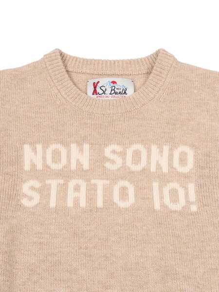 Pulovere casual Mc2 Saint Barth DOUGLAS-NON SONO STATO 11 Beige Fete (BM 19079916) 3