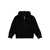 Palm Angels CURVEDLOGO HOODIE KNIT ZIPPED BLACK - OF Black  