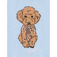 Pulovere casual pentru Fete - Pulovere casual Mc2 Saint Barth PRINCESS-POODLE BOW 31 Light Blue Fete (BM 19079973) - B-mall.ro