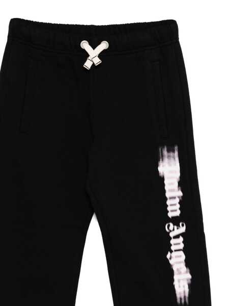 Pantaloni de trening Palm Angels BLURRED LOGO REG.SWEATPANT BLACK - ROSE Black   Fete (BM 19079976) 3