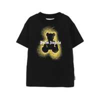 Tricouri PA SPRAY BEAR REG.TEE S/S BLACK - OCHER Baieti