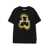 Palm Angels PA SPRAY BEAR REG.TEE S/S BLACK - OCHER Black  