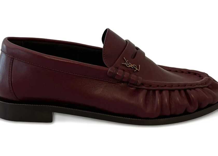 Mocasini Saint Laurent Moccasin Le Loafer BORDEAUX Femei (BM 19080040) 2