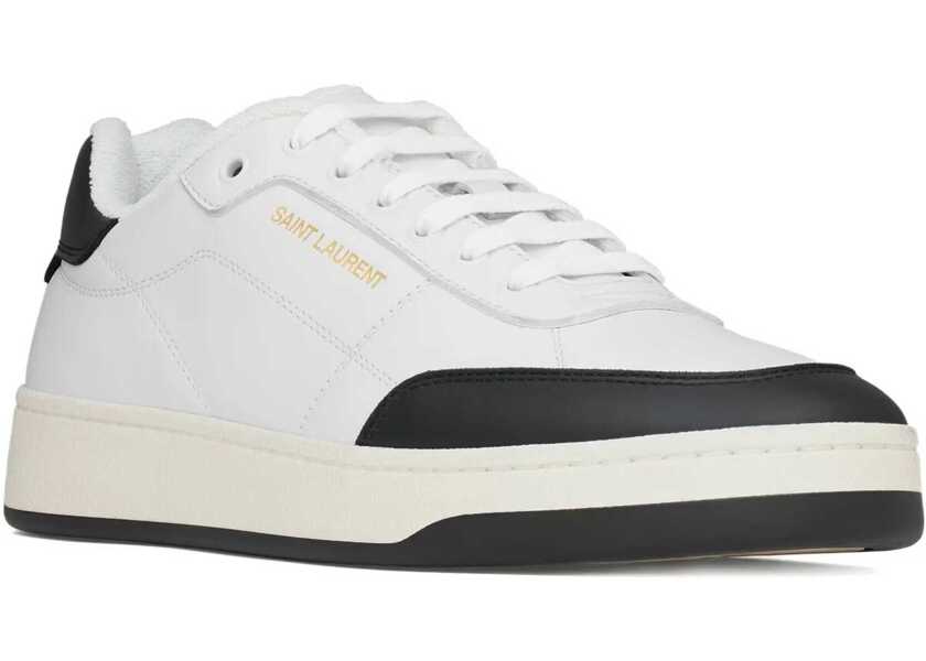 Sneakers Saint Laurent Smooth Leather Sl/61 Sneaker BLACK Barbati (BM 19080058) 2