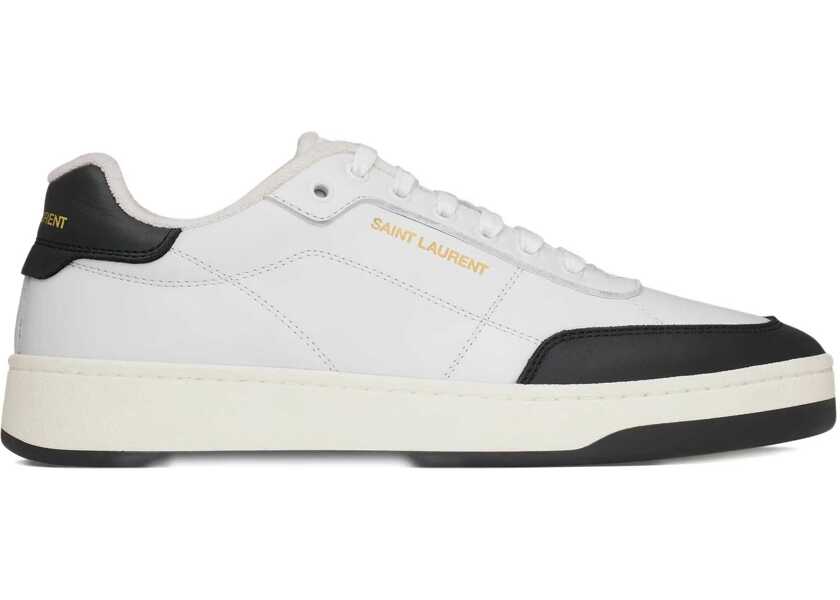 Sneakers Saint Laurent Smooth Leather Sl/61 Sneaker BLACK Barbati (BM 19080058) 1