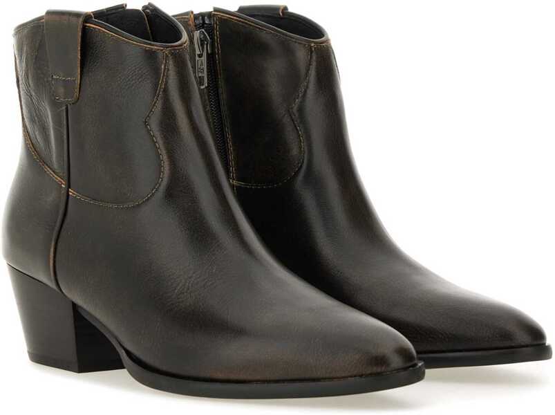 Cizme scurte ASH Boot Hunger BLACK Femei (BM 19080064) 2