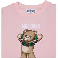 Tricouri pentru Baieti - Tricouri Moschino T-Shirt With Logo WHITE Baieti (BM 19080073) - B-mall.ro