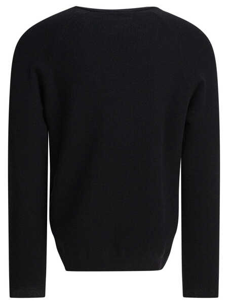 Pulovere C.P. Company Wool and silk crewneck sweater Black Barbati (BM 19080207) 2
