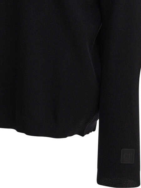 Pulovere C.P. Company Wool and silk crewneck sweater Black Barbati (BM 19080207) 4