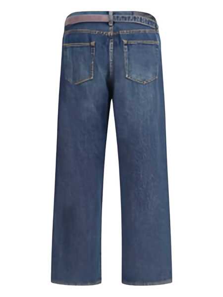 Blugi drepti Sacai Relaxed fit jeans Blue Barbati (BM 19080246) 3