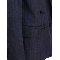 Sacouri Dama - Sacouri Max Mara Denim-effect double-breasted blazer Blue Femei (BM 19080492) - B-mall.ro