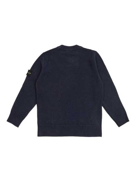 Pulovere casual Stone Island Junior Knitwear Blue Baieti (BM 19080540) 2
