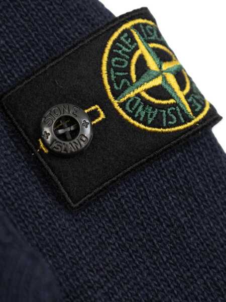 Pulovere casual Stone Island Junior Knitwear Blue Baieti (BM 19080540) 3