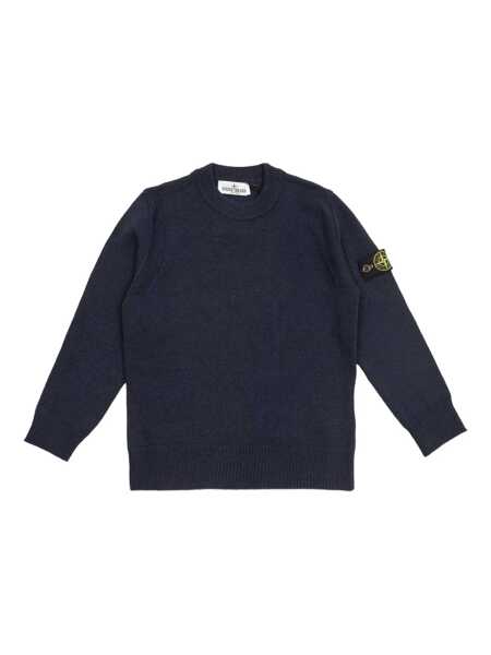 Pulovere casual Stone Island Junior Knitwear Blue Baieti (BM 19080540) 1