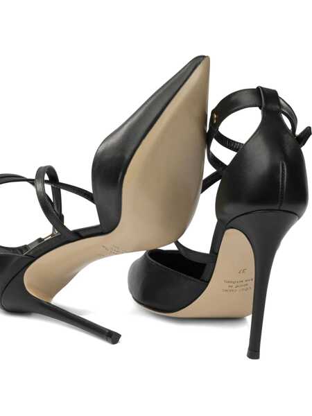 Pantofi cu toc NINALILOU Leather pumps Auril Black Femei (BM 19080615) 3