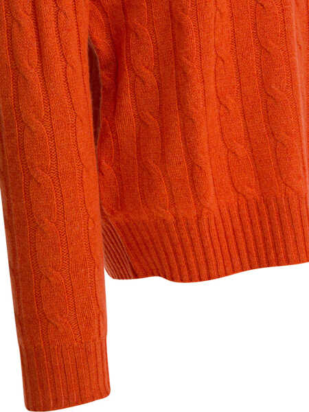 Pulovere Ralph Lauren Cashmere sweater Orange Barbati (BM 19080618) 4