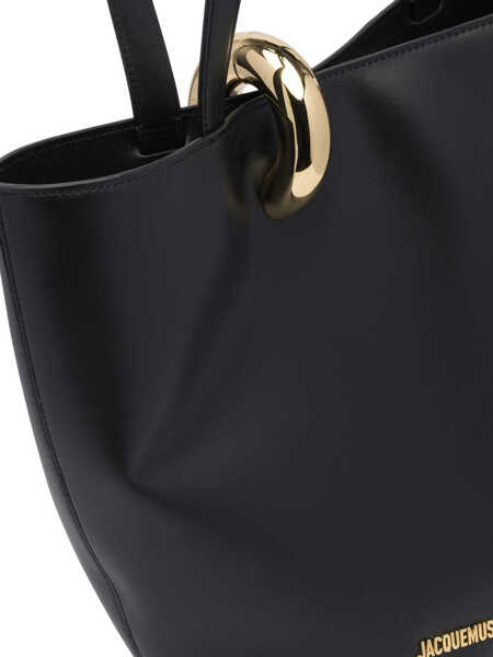 Genti de umar JACQUEMUS Le Bambola shoulder bag Black Femei (BM 19080633) 4