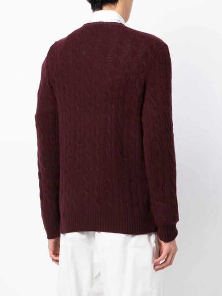 Pulovere Ralph Lauren Wool and cashmere sweater Bordeaux Barbati (BM 19080642) 4