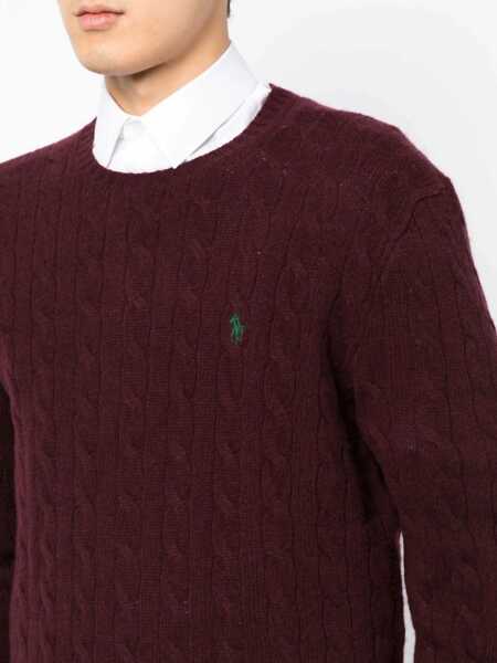 Pulovere Ralph Lauren Wool and cashmere sweater Bordeaux Barbati (BM 19080642) 5
