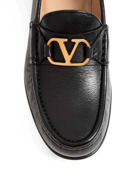 Mocasini Valentino Garavani VLogo Signature loafers Black Femei (BM 19080654) 4