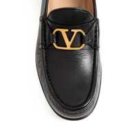 Mocasini Dama - Mocasini Valentino Garavani VLogo Signature loafers Black Femei (BM 19080654) - B-mall.ro