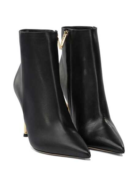 Botine NINALILOU Heeled ankle boots Laelen Gold Femei (BM 19080672) 2