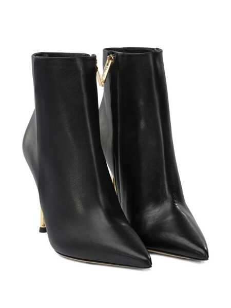Botine NINALILOU Heeled ankle boots Laelen Gold Femei (BM 19080672) 5