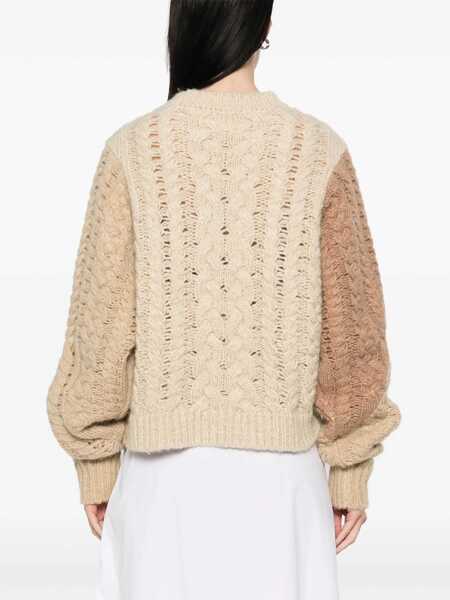 Pulovere ISABEL MARANT ETOILE Daryl Sweater Beige Femei (BM 19080687) 4