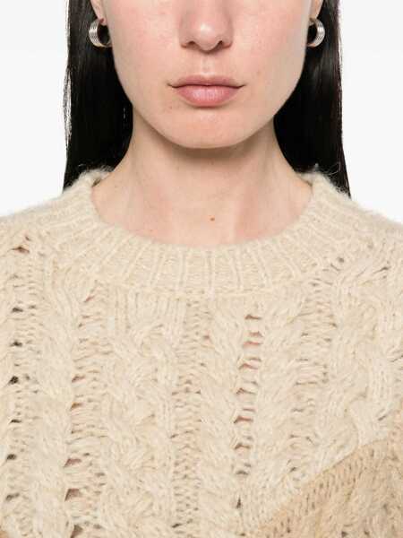 Pulovere ISABEL MARANT ETOILE Daryl Sweater Beige Femei (BM 19080687) 5
