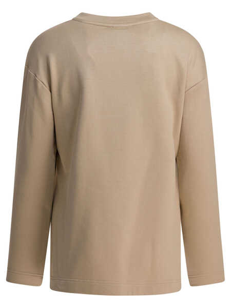 Hanorace Max Mara Silk and cotton sweatshirt Brown Femei (BM 19080720) 2