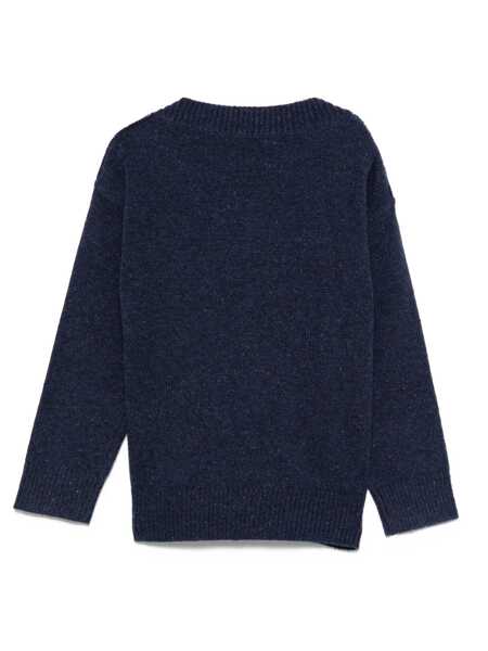 Pulovere casual Burberry Kids Knitwear Blue Baieti (BM 19080741) 2