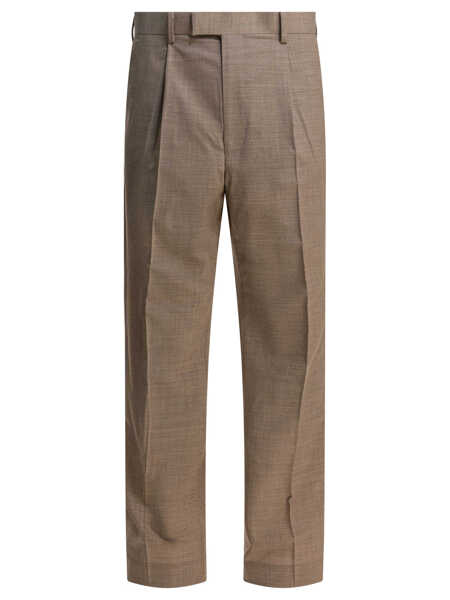 Pantaloni casual AURALEE Wool pants Beige Barbati (BM 19080930) 1
