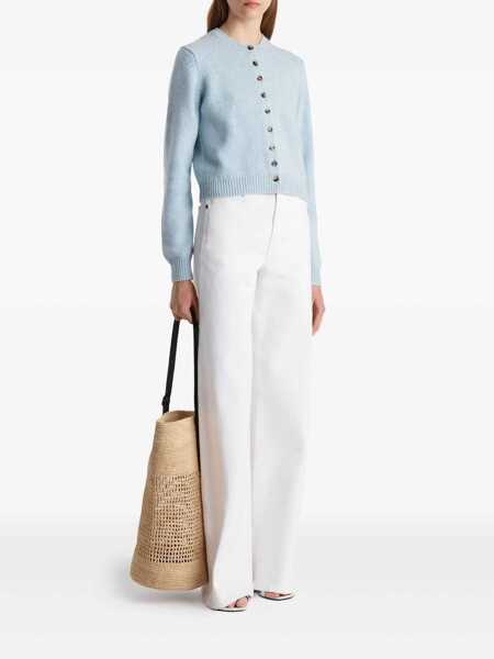 Cardigane Khaite Everheart Cardigan Light blue Femei (BM 19080936) 2