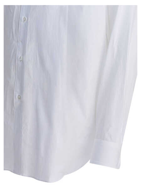 Camasi casual AURALEE Cotton shirt White Barbati (BM 19080960) 4